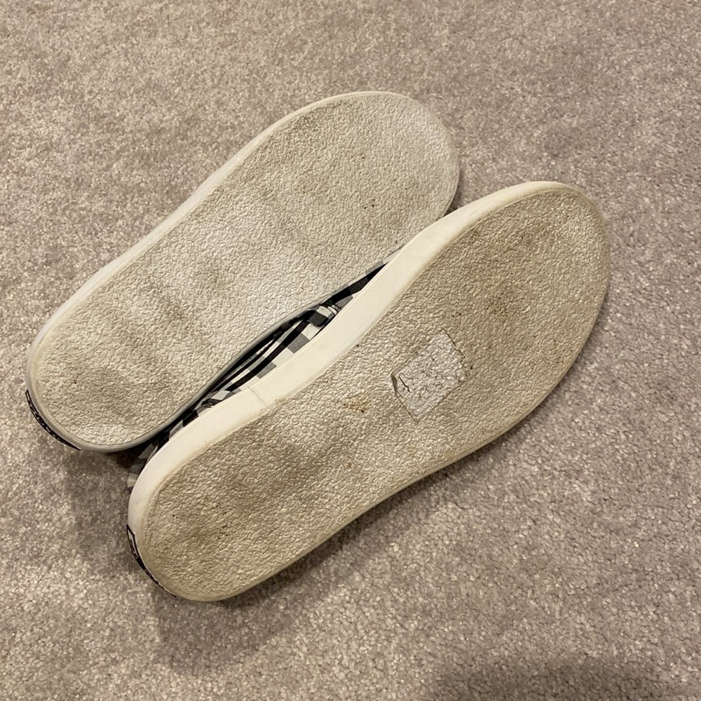 kate spade Black and White Gingham Slip-On Sneakers - Picture 4 of 8